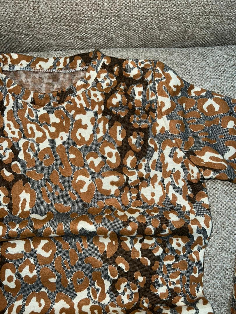 Pull léopard miel 3