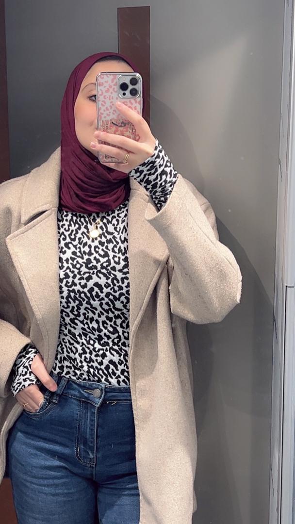 Pull léopard classique ( noir et blanc)