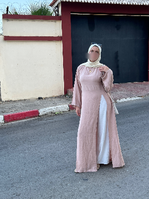 Ensemble Sotra ( robe liquette + pantalon) 